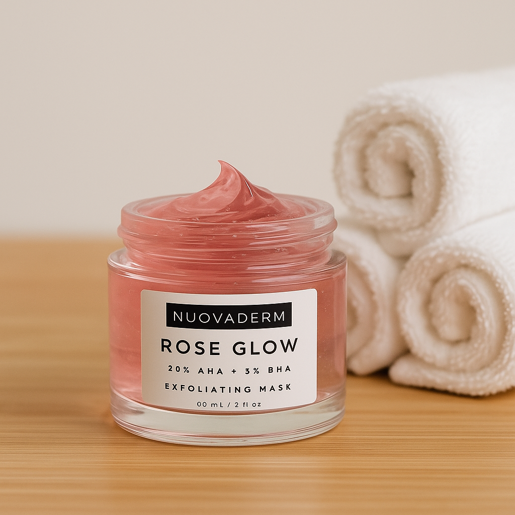 Rose Glow 20% AHA + 5% BHA Exfoliating Mask – 60ml
