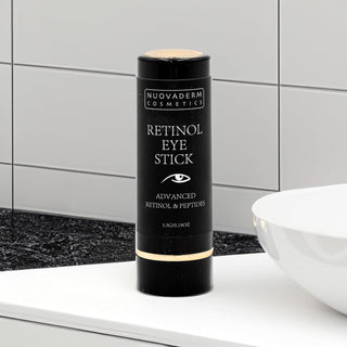 Advanced Retinol Eye Stick Balm - Hydrating Under Eye Stick Brightening Eye Cream with Peptides for Fine Lines, Wrinkles, Dark Circles & Puffiness - Unscented Anti Aging Eye Cream for Women & Men
