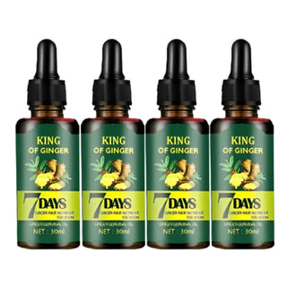 Ginger Germinal Oil, Ginger Hair Growth Oil, Ginger Essential Oil Stop Hair Loss, Supports Healthy Hair, Thinning Hair Treatment Hair Growth Oil for Women & Men 30ML (Pack of 2)