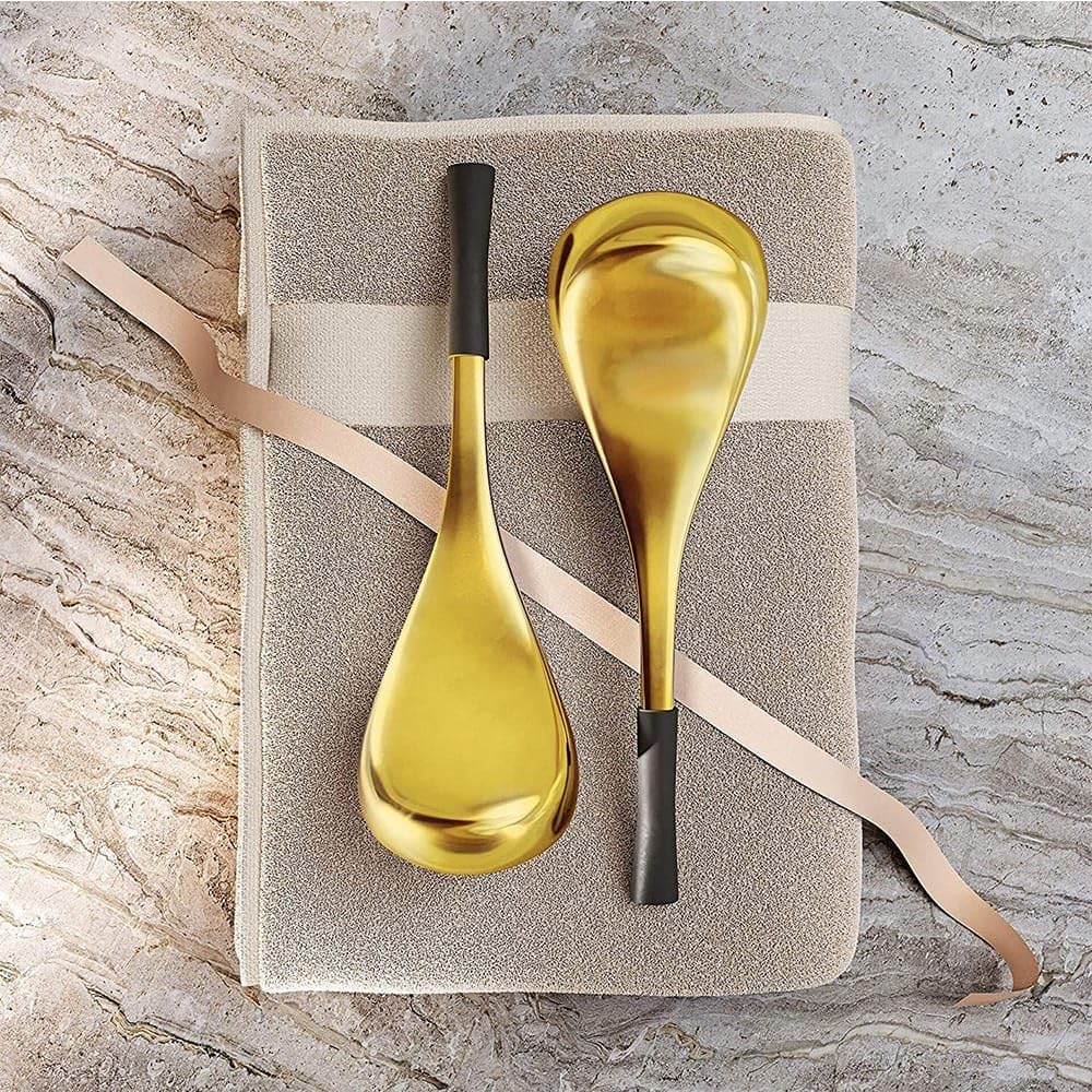 Gold Cryo Sticks for Face, Ice Globes Cryo Globes, Facials Massager, Unbreakable Stainless Steel Ice Roller, Cooling Cryo Balls for Women, Cold Roller for Puffiness & Wrinkles