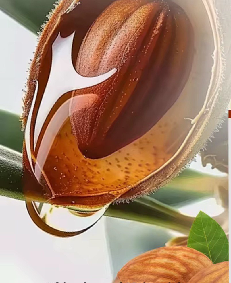 Certified Organic Sweet Almond Oil I Collagen & Hyaluronic