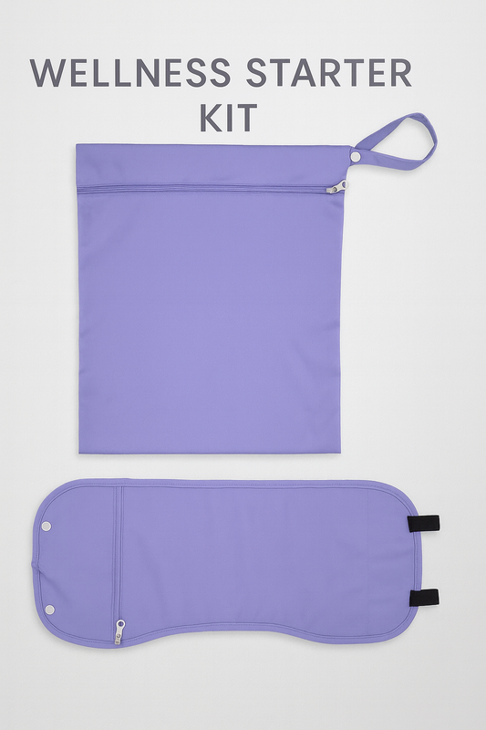 Castor Oil Pack Waist Wrap with Waterproof Storage Bag | Reusable & Comfortable-No Oil