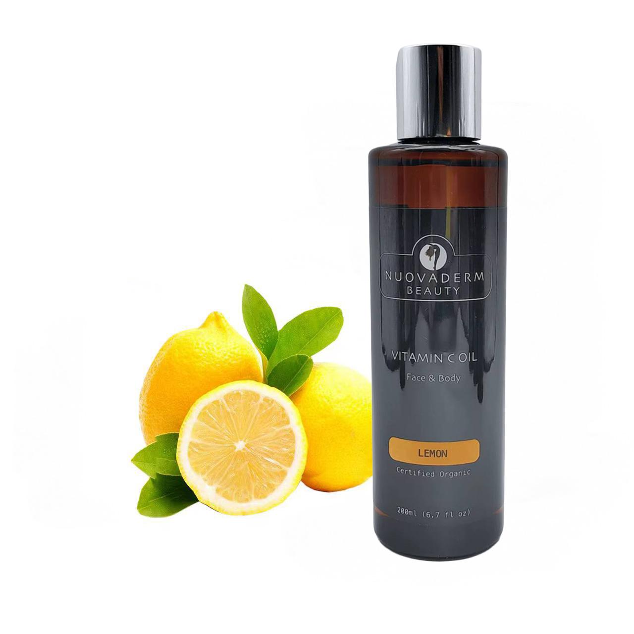 Certified Organic Lemon I Vitamin C Face &  Body Oil
